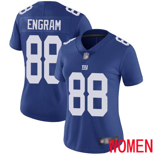 Women New York Giants 88 Evan Engram Royal Blue Team Color Vapor Untouchable Limited Player Football NFL Jersey